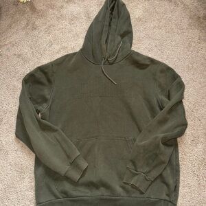 PUMA Men's Dark Green Hoodie